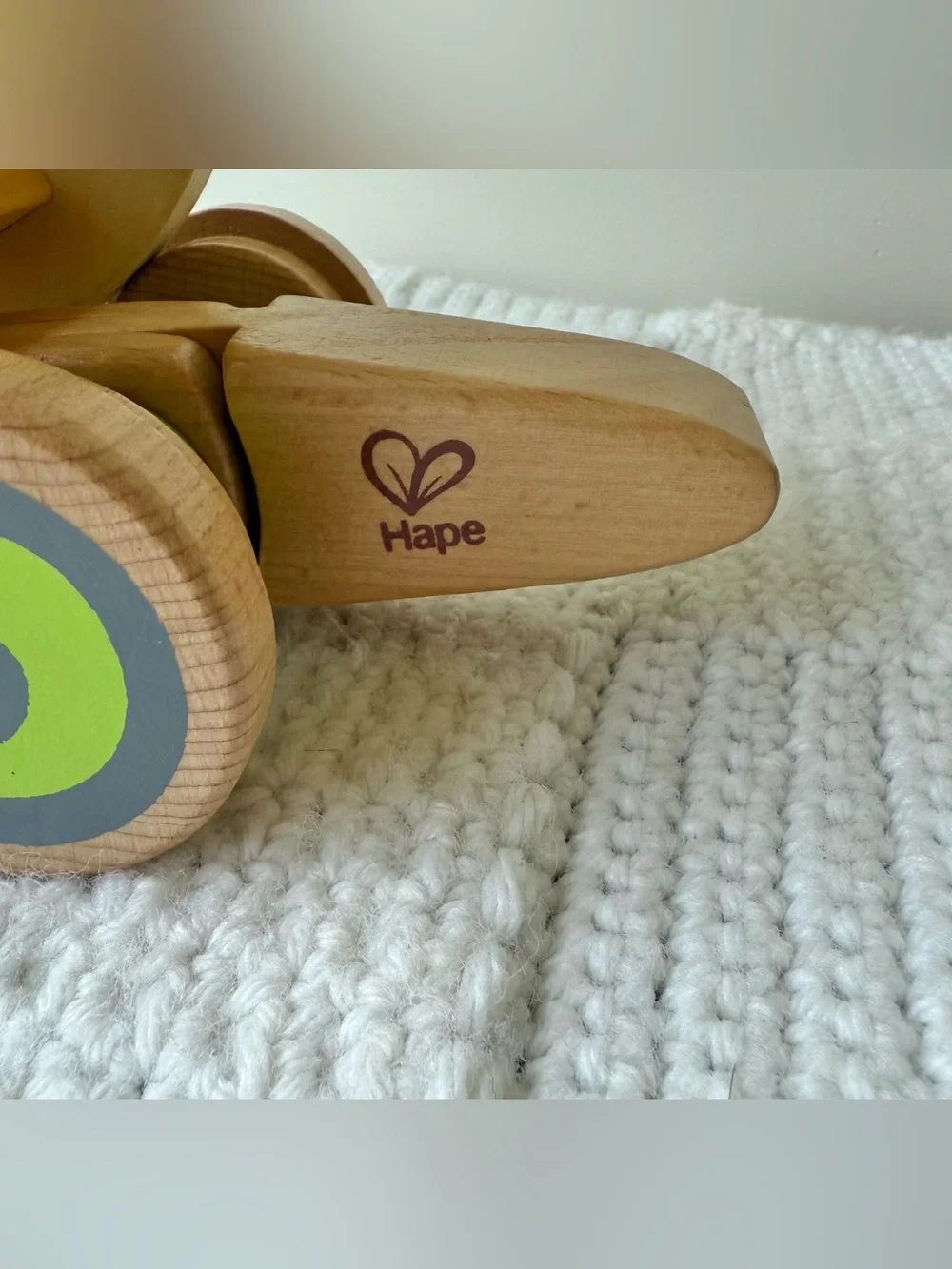 Hape Walk-A-Long Snail wooden pull toy